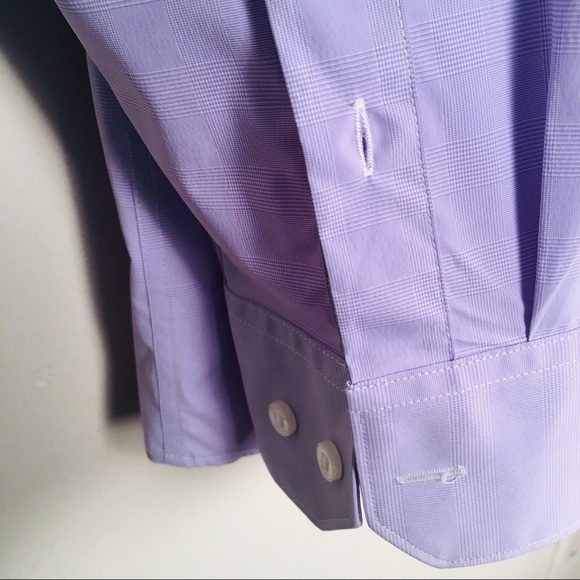 Perry Ellis  Men's Dress Shirt Purple 16 1/2 - Picture 7 of 8